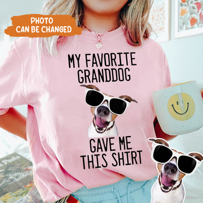 Petthouse | Custom My Favorite Granddog Dog Dad Shirt, Father's Day Gift, Best Dog Grandma Tee