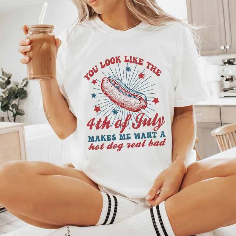 Petthouse | You Look Like The 4th Of July Shirt, America Retro Tshirt, Independence Day 1776