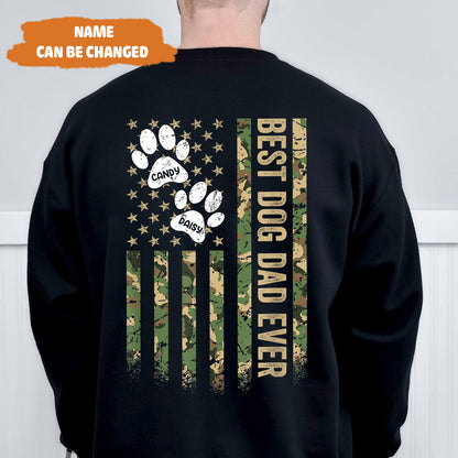 Petthouse | Custom Best Dog Dad Ever Shirt, Father's Day Gift For Dog Lovers, Dog Dad Shirt