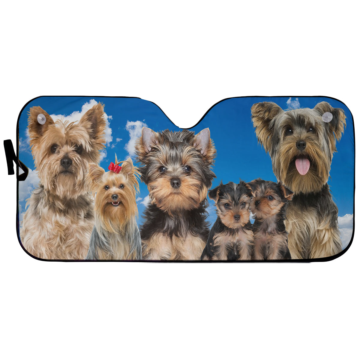 Petthouse | Yorkshire Terrier Car Sun Shade Windshield Cute Dog Car Accessories Gift For Family Members