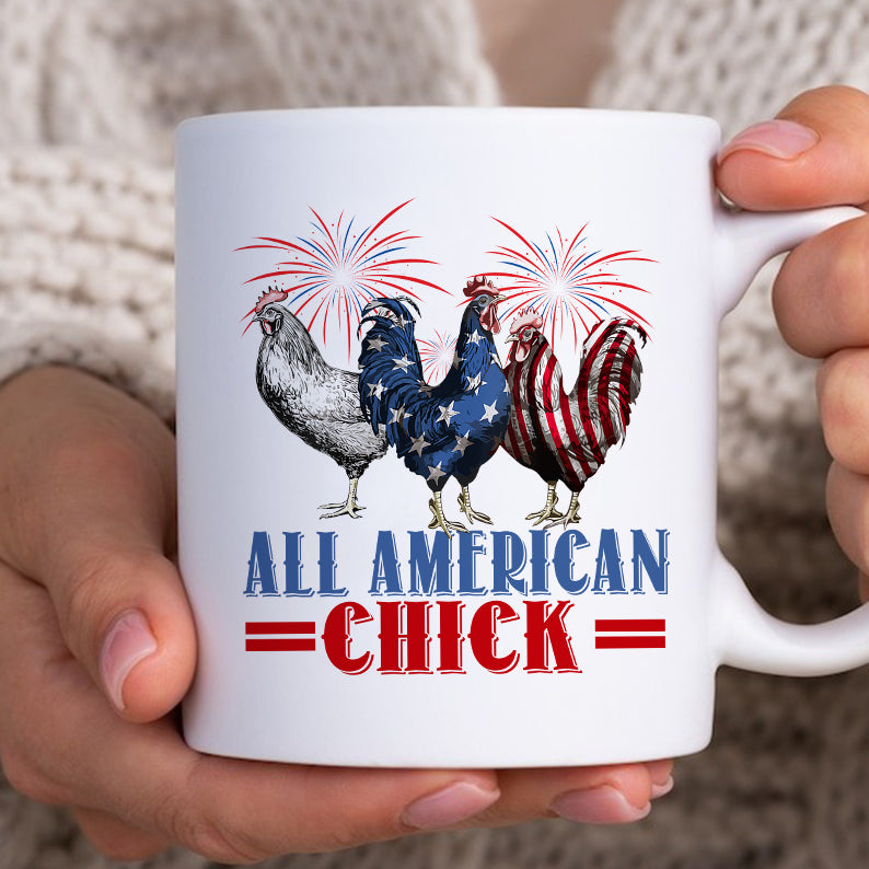 Petthouse | Patriotic Usa Chicken Shirt, Retro Chicken American 4th Of July Tshirt, Independence Day