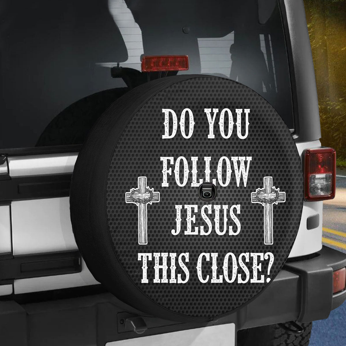 Petthouse | Jesus Christian Spare Tire Cover Car Accessories Truck Decoration Christmas Gift Family And Friends Gift