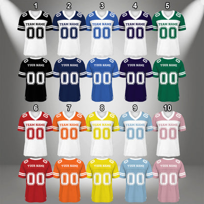 Petthouse | Personalized Football Jersey, Custom Football Jersey, Football Team Jersey Shirt, Matching Football Team Jersey