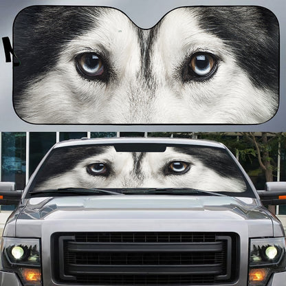 Petthouse | Husky Siberian Window Sun Shade Animal Dog Windshield Sunshade Dog's Lovers Gift Family