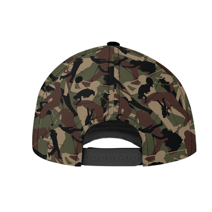 Petthouse | Customized Name Golf Soldier Golf Camo Pattern Baseball Cap Camouflage Pattern Hat Gift For Golf Players