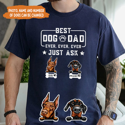 Petthouse | Customized Dog Dad Shirt, Best Dog Dad Ever Shirt, Fathers Day Shirt, Gift For Dog Dad