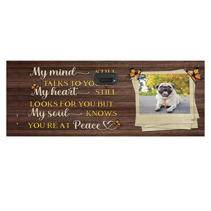 Petthouse | Loss Dog Memorial Tailgate Decals For Trucks Pug You Are At Peace Tailgate Wrap