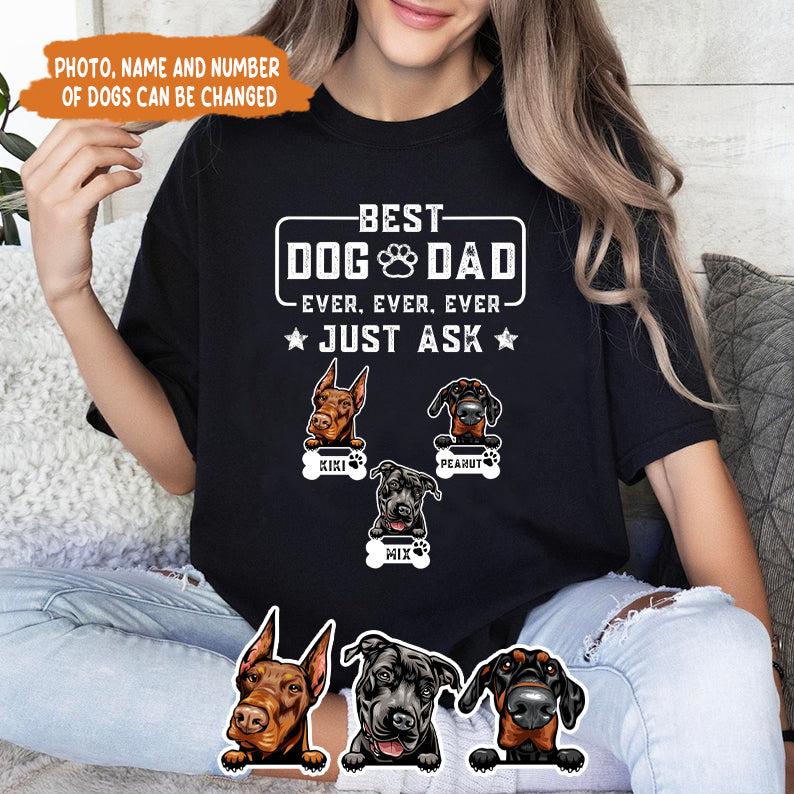 Petthouse | Customized Dog Dad Shirt, Best Dog Dad Ever Shirt, Fathers Day Shirt, Gift For Dog Dad