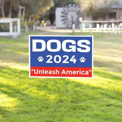 Petthouse | Personalized Yard Sign, Gift For Dog Lovers, Funny America Dog 2024, Decorative Pet Yard Sign