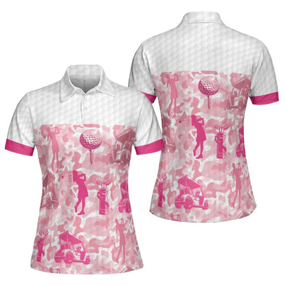 Petthouse | Pinky Golf Polo Shirt, Golfer Women Grandma Grandmothers Golf Lovers Gift