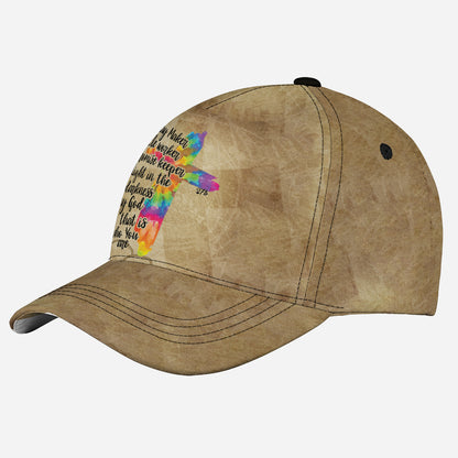 Petthouse | Colorful Cross Classic Cap Way Maker Miracle Worker Cap God Classic Cap Christian Gift