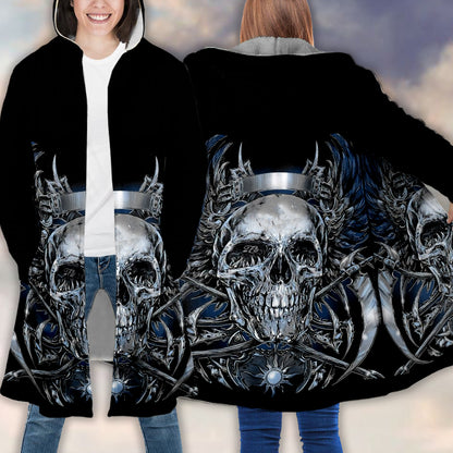 Petthouse | Skull Death Hooded Cloak Skull Death Scythe Hooded Cloak Horror Pattern Hooded Cloak Horror Style