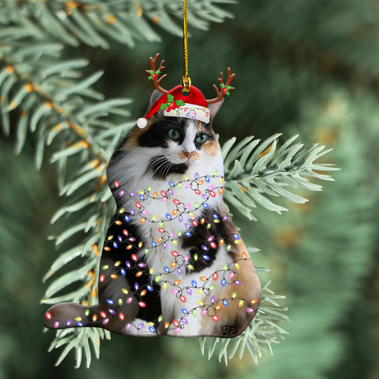 Petthouse | Calico Cat Ornament Christmas Ornament Calico Cat Christmas Ornament Christmas Decor