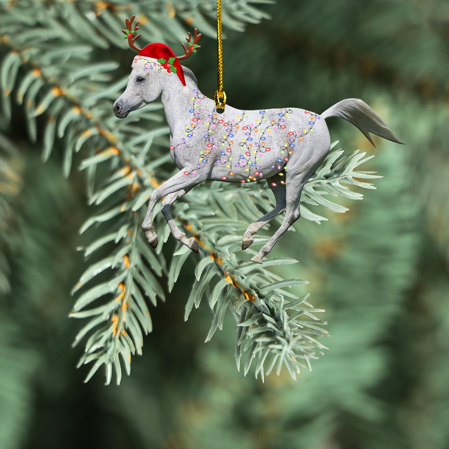 Petthouse | Keheilan Horse Christmas Ornament, Keheilan Xmas Lights Ornament, Keheilan Horse Lovers