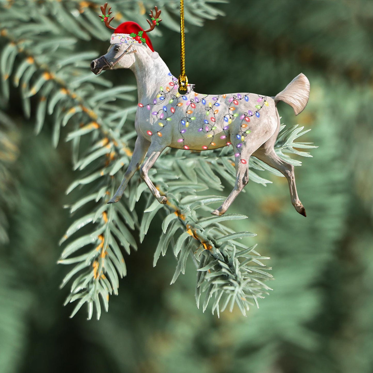 Petthouse | Arabian Horse Car Hanging Ornament Horse Merry Christmas Ornament Xmas Gift