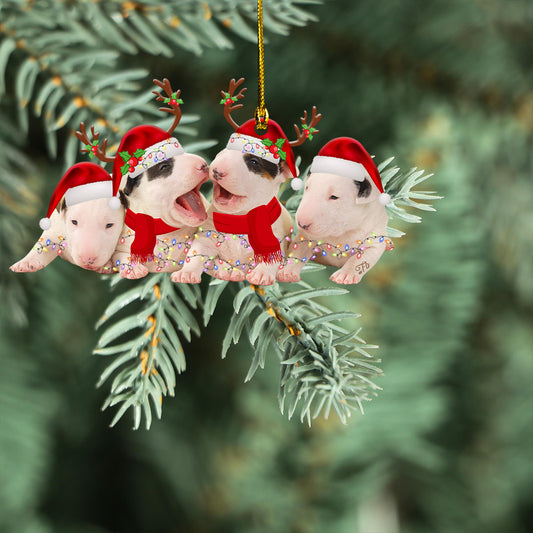 Petthouse | Baby Bull Terrier Love Christmas Car Accessory, Puppy  Bull Terrier Lover Car Ornament