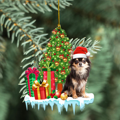 Petthouse | Chihuahua Christmas Ornament, Chihuahua Christmas Car Hanging Ornament, Dog Owner Gift