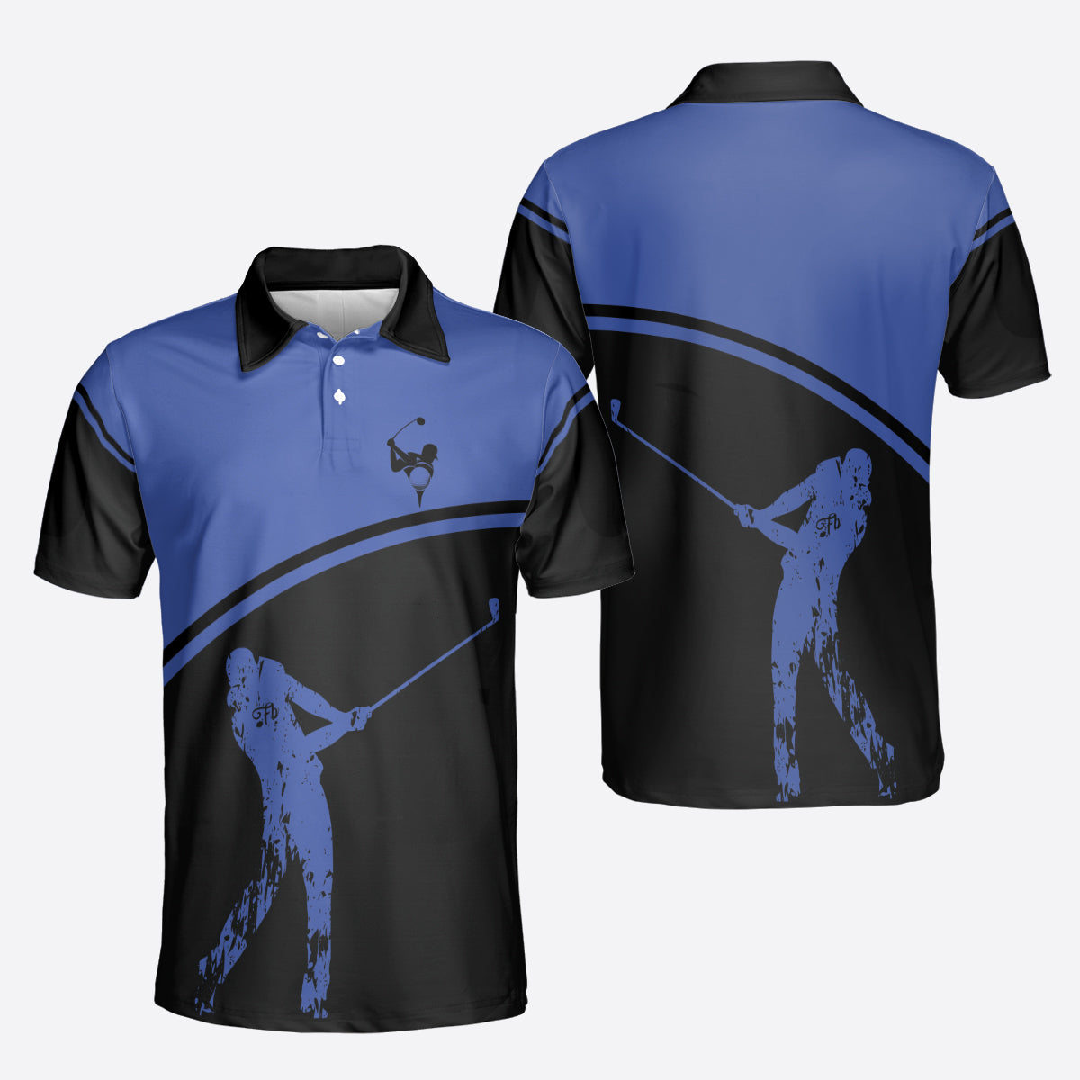 Petthouse | Golfman Polo Shirt, Golf Swing Polo Shirt, Golf Shirts, Golf Player Gift, Golf Dad Gift