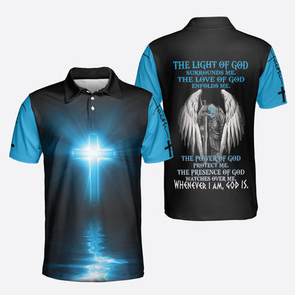 Petthouse | Knight Polo Shirt The Power Of God Polo Shirt Unisex Christian Gift