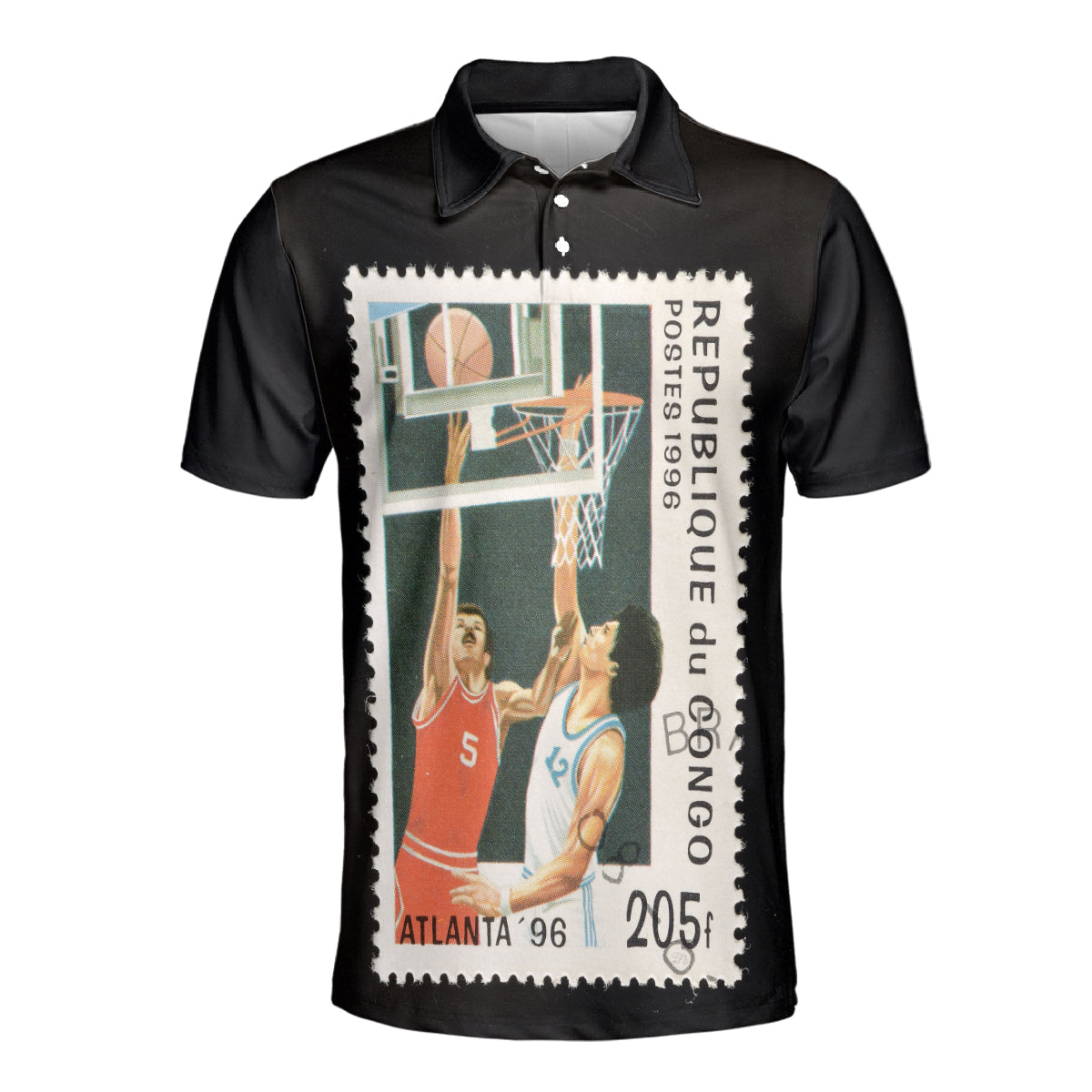 Petthouse | Basketball Sport Reality Polo Shirt Basketball Players Stamp Sport Shirt Basketball Athletes Gift