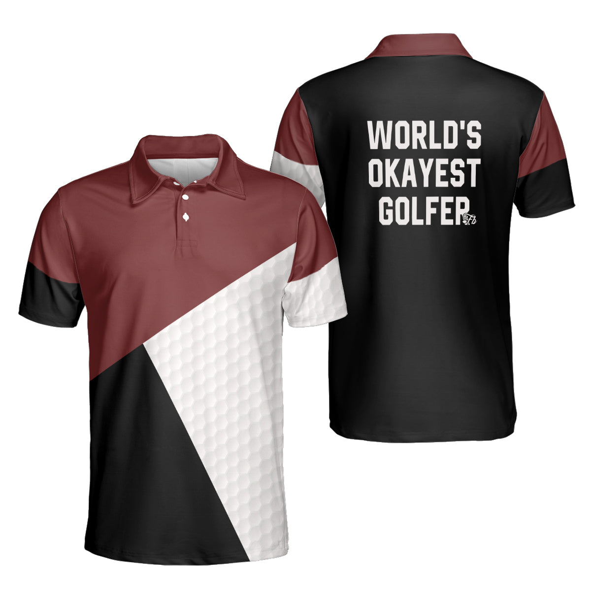 Petthouse | Golfer Polo Shirt, World's Okayest Gofler Polo, Golf Player Holiday Gift Idea Unisex Polo Shirt