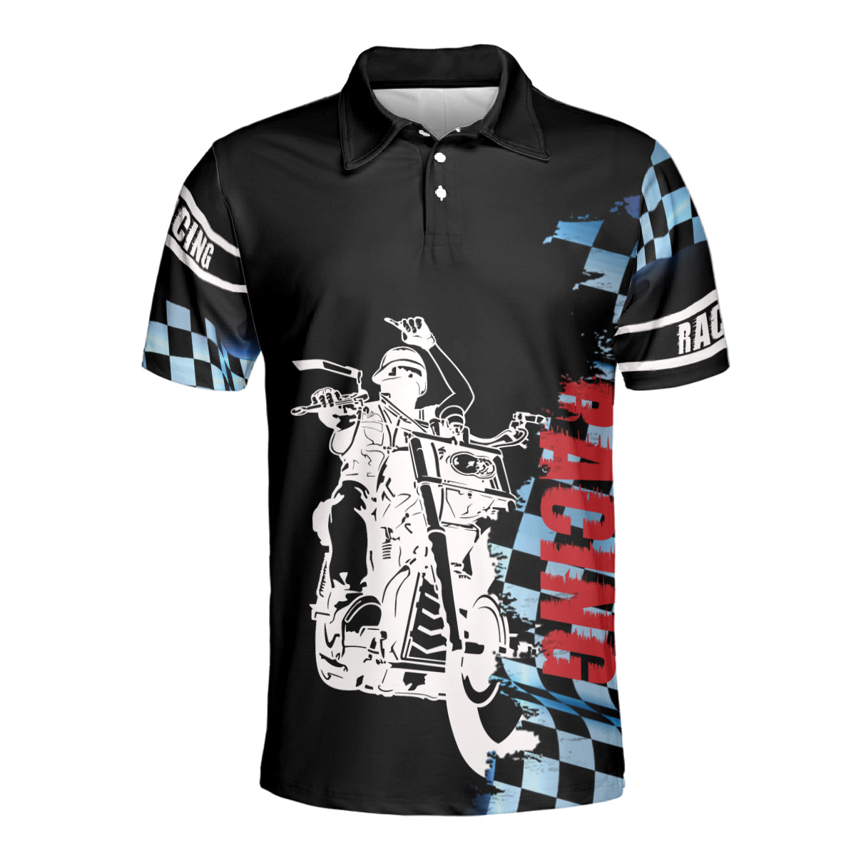 Petthouse | Born To Race Motorcycle Racer Polo Shirt Racing Speed Sport Shirt Daddy Gift