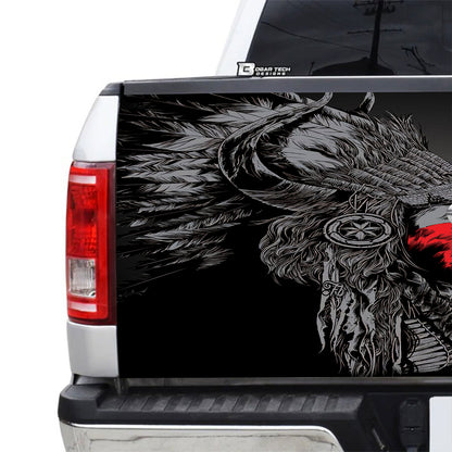 Petthouse | Native American Chief Tailgate Sticker Decal Native American Chief Native Pride