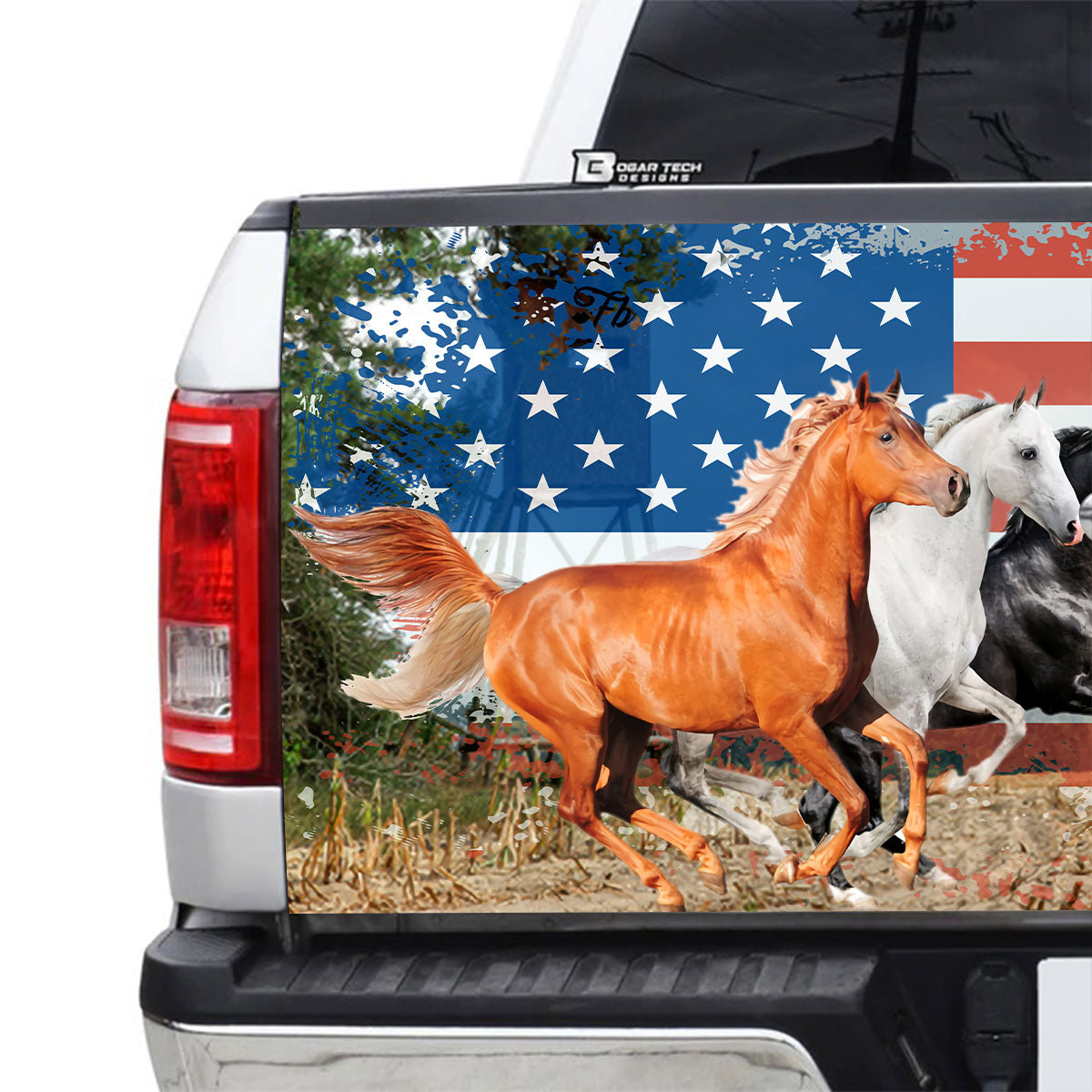 Petthouse | Life Is Better With Horse Cover Horse Tailgate Wrap Horse America Cover Car Decoration