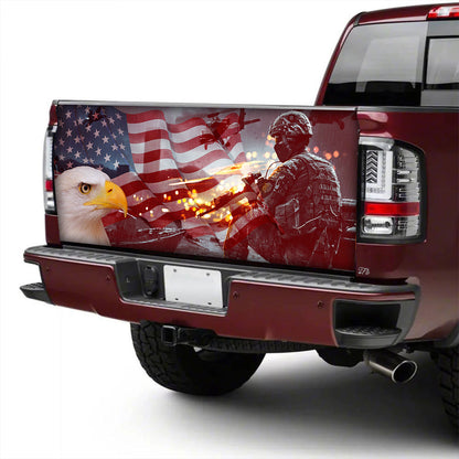 Petthouse | America Veterans Wrap America Fighting Wrap Warriors Tailgate Wrap Patriot Car Decoration