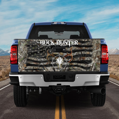 Petthouse | Buck Hunter Tailgate Wrap Decal Deer Hunting Tailgate Wrap Waterproof Hunting Lover Gift