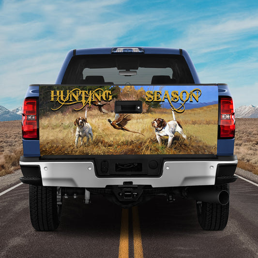 Petthouse | Duck Hunting German Pointer Dog Tailgate Wrap Waterproof Hunting Season Tailgate Wrap