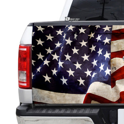 Petthouse | Eag*le American Patriotic Day Decal, Police Truck Tailgate Wrap, Patriotic Day Dad Truck Decor