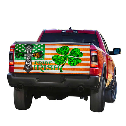 Petthouse | Irish Pride Tailgate Wrap Irish Flag Shamrock Luckky Car Decor Patrick Day