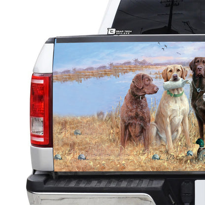 Petthouse | Labrador Retriever Tailgate Wrap, Hunting Dog Tailgate Wrap, Duck Hunting Tailgate Wrap