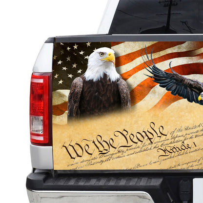 Petthouse | Eagle American Flag We The People Truck Tailgate Wrap American Patriot Gift Idea