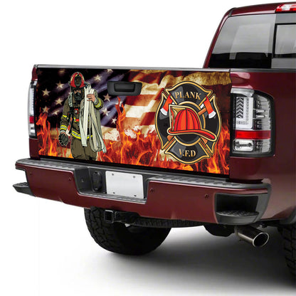 Petthouse | Firefighter Tailgate Wrap Firefighter Honor Wrap America Hero Cover Pray For Firefighter