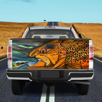 Petthouse | Bass Fishing Tailgate Wrap Bass Fishing Painting Fishing Lover Fishing Is My Therapy