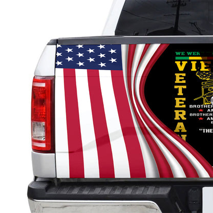 Petthouse | Vietnam Veteran Truck Tailgate Decals American Flag Tailgate Wrap Tailgate Vinyl Graphic Wrap