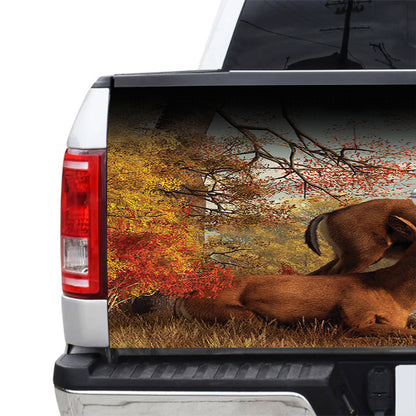 Petthouse | Couple Deer Tailgate Wrap Deer Hunting Truck Tailgate Decal Valentine Gift Hunter Gift