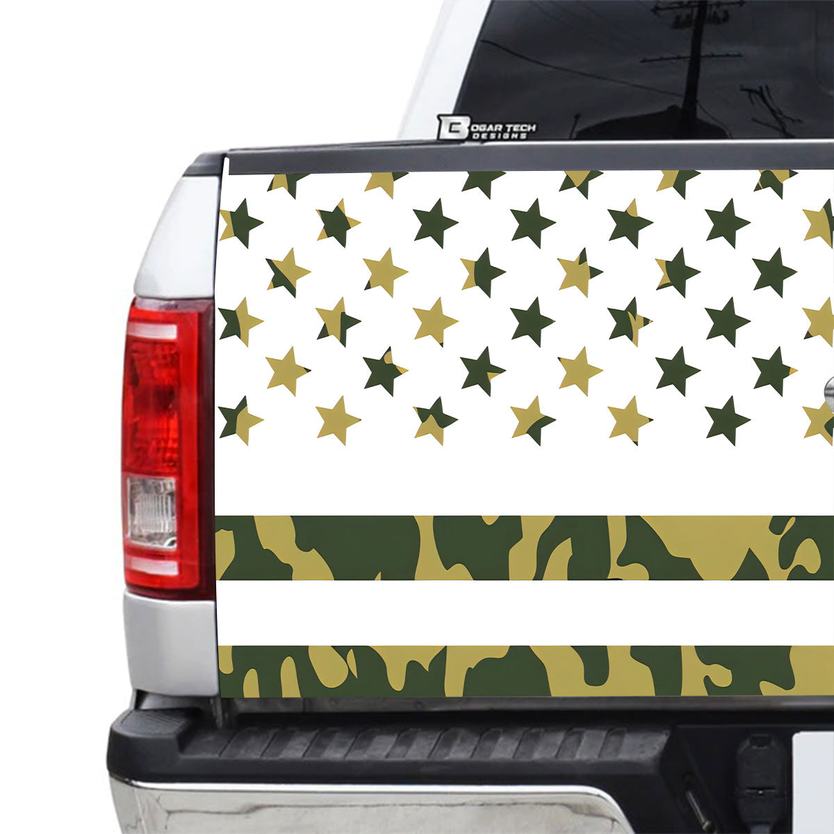 Petthouse | America Flag Tailgate Wrap Camo Pattern Wrap Patriots Wrap Patriots Best Gift Car Decor