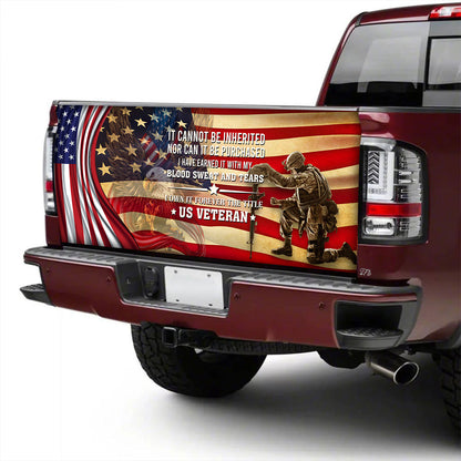 Petthouse | American Veteran Tailgate Wrap Decal Eagle American Tailgate Decal Us Veteran It Cannot Be Inherited