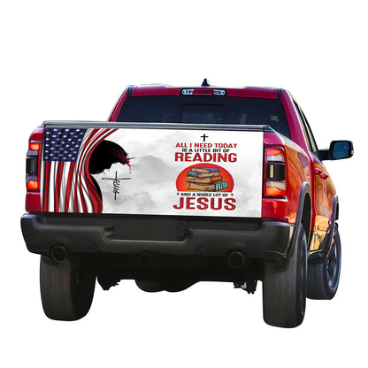 Petthouse | God Blessed America Tailgate Wrap Christ Jesus God Tailgate Wrap American Patriot Christian Gift