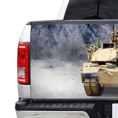 Petthouse | Tank Military Tailgate Wrap Vinyl Graphic Decal Tank Sticker Truck Decoration Gift For Dad