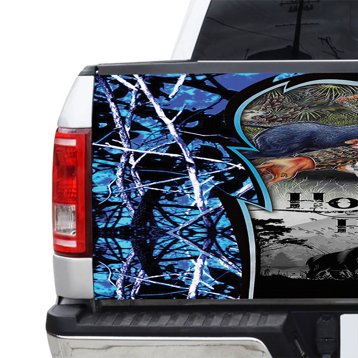 Petthouse | Hog Hunter Tailgate Wrap Camo Pattern Tailgate Cover Hunter Tailgate Wrap Hunter Lover Gift