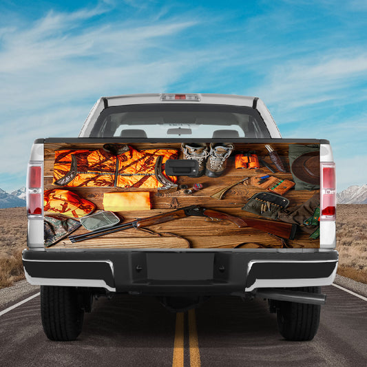 Petthouse | Hunter Lovers Tailgate Wrap, Hunting Dad Truck Decor Hunting Season Kit Tailgate Wrap