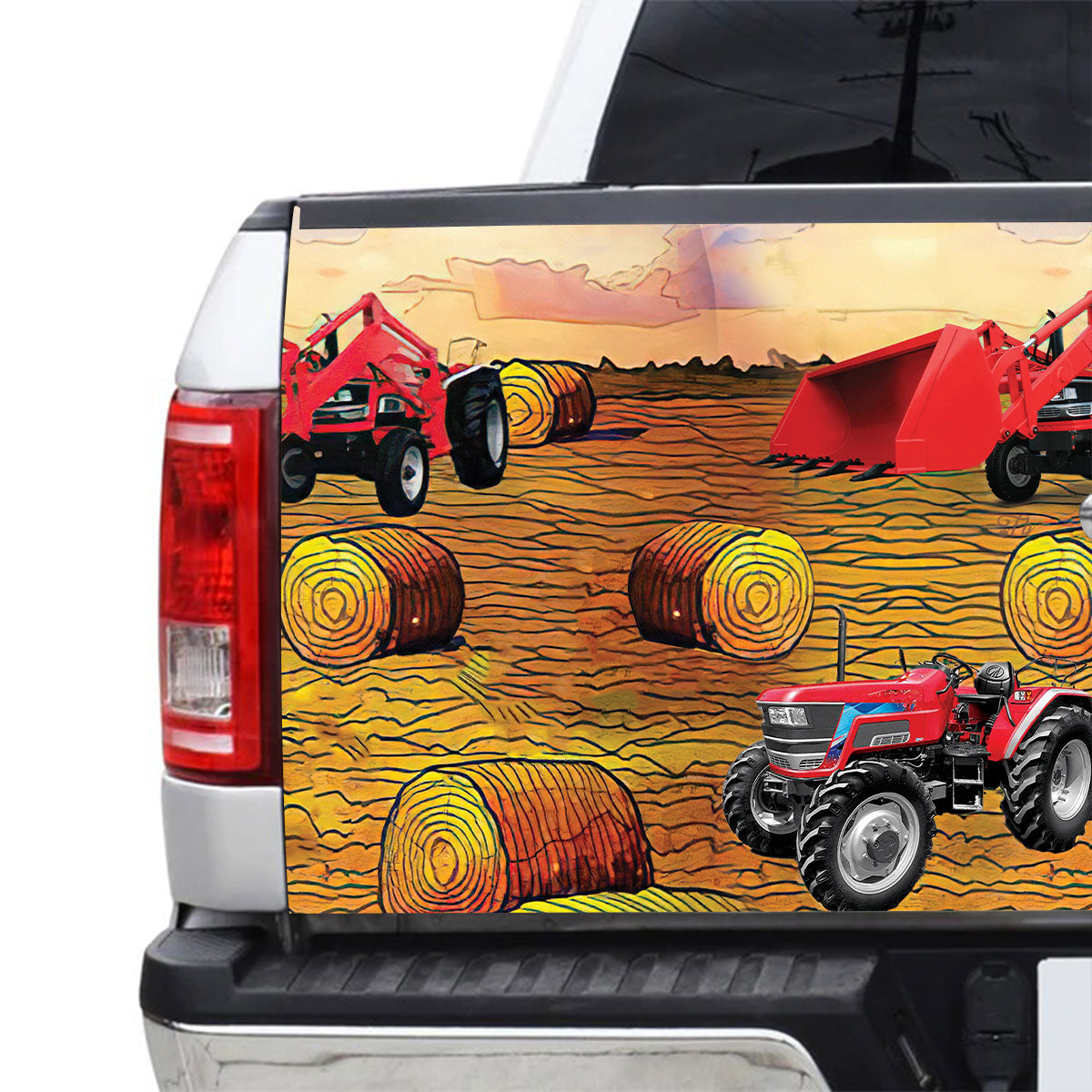 Petthouse | Tractor Farming Tailgate Wrap Decal Sticker Truck Decoration Gift For Farmers