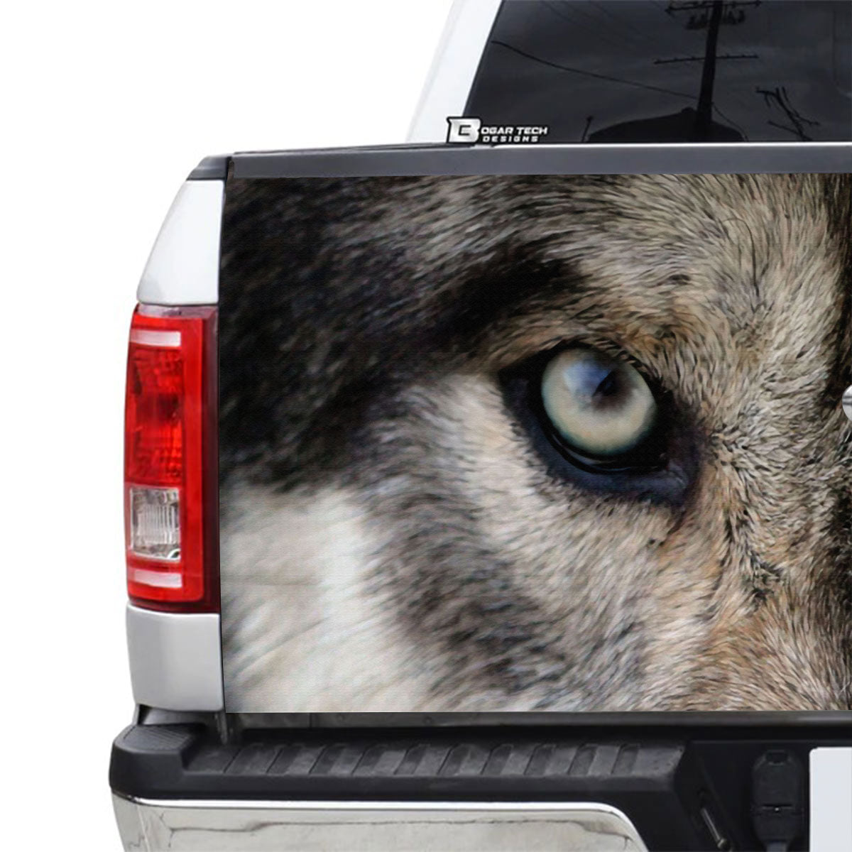 Petthouse | Wild Wolf Tailgate Wrap Wolf Eyes Wrap Wolf Look At You Cover Wolf Lover Car Cover Car Decor