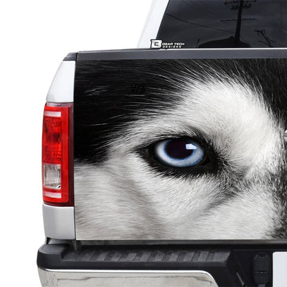 Petthouse | Siberian Husky Eyes Tailgate Wrap Vinyl Graphic Decal Sticker Dog Graphic Wraps Car Accessories