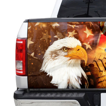 Petthouse | Eagle We The People American Flag Tailgate Wrap American Patriot Tailgate Vinyl Graphic Wrap