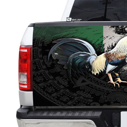 Petthouse | Colorful Chicken Tailgate Wrap Italian Eagle Art Wrap Aztec Pattern Cover Italian Friend Gift